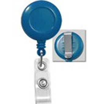 BRADY PEOPLE ID, ECONOMY BADGE REEL WITH VINYL STRAP AND SLIDE CLIP, BAG OF 25, PIECED AND SOLD IN FULL BAGS ONLY